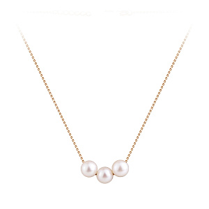 Колье из красного золота