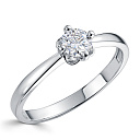 Кольцо из белого золота