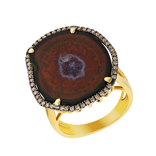 Кольцо из желтого золота