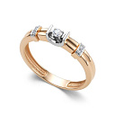 Кольцо из красного золота