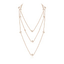 Колье из красного золота с жемчугом