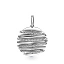 Подвеска из белого золота с бриллиантами