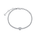 Браслет из белого золота с бриллиантами