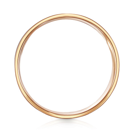 Кольцо обручальное с алмазной гранью