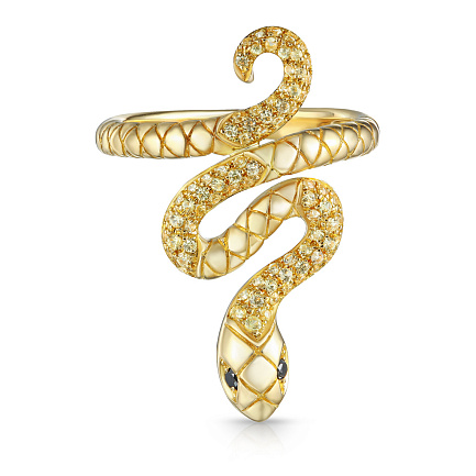 Кольцо из желтого золота