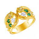 Кольцо из серебра с фианитом