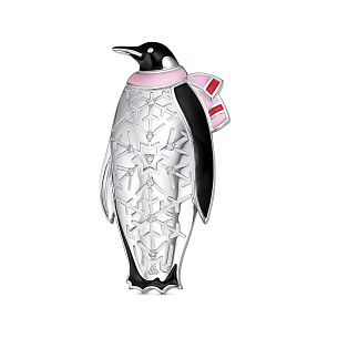 Брошь из серебра с фианитом