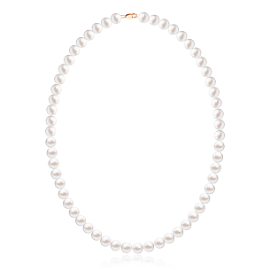 Браслет из жемчуга с красным золотом