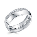 Кольцо из белого золота с бриллиантами