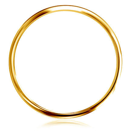 Кольцо обручальное из золота с эмалью