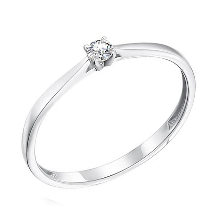 Кольцо из платины с бриллиантом