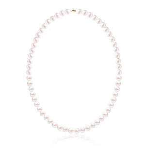 Бусы из жемчуга с красным золотом