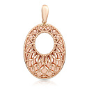 Подвеска из красного золота