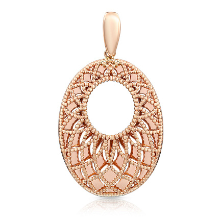 Подвеска из красного золота