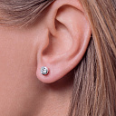 Серьги Пусеты