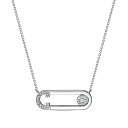 Колье из белого золота с бриллиантами