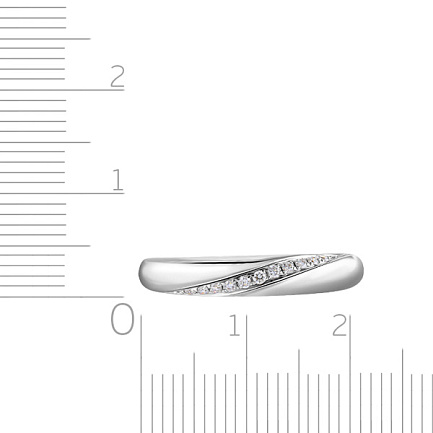 Кольцо из желтого золота с бриллиантами