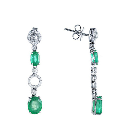 Серьги Пусеты