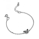 Браслет детский из серебра с фианитом