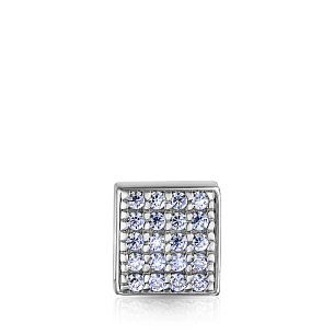 Подвеска из серебра с фианитом