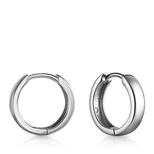 Серьги конго из серебра