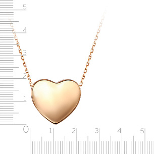 Колье из красного золота