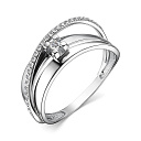 Кольцо из белого золота с бриллиантами