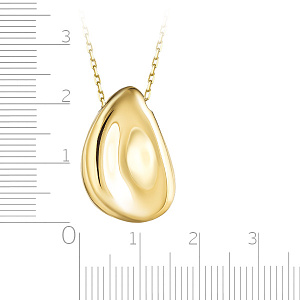 Колье из желтого золота