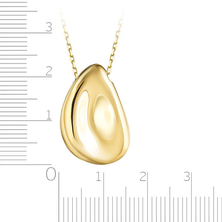 Колье из желтого золота