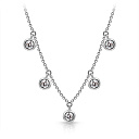 Колье из красного золота с бриллиантами