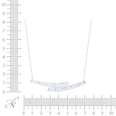 Колье из белого золота с бриллиантами