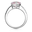 Кольцо из серебра с фианитом