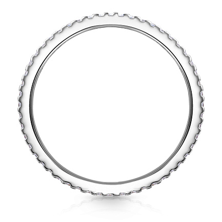 Кольцо из серебра с фианитом