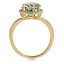 Кольцо из желтого золота с бриллиантами