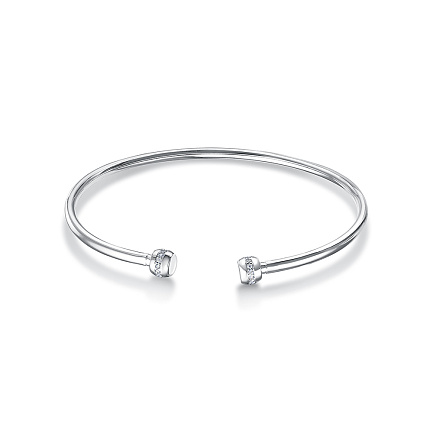 Браслет из белого золота с бриллиантами