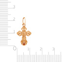 Крест из красного золота