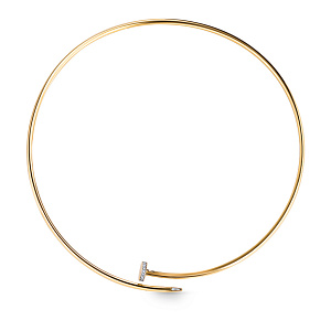 Колье из желтого золота с бриллиантами