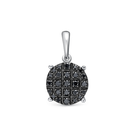 Подвеска из белого золота с бриллиантами