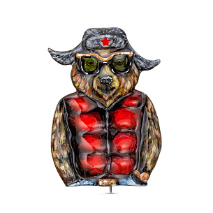 Брошь из серебра