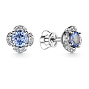 Пусеты из белого золота