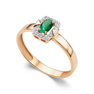 Кольцо из красного золота