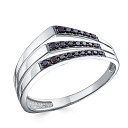 Кольцо из белого золота с бриллиантами