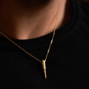 Подвеска из желтого золота с бриллиантом