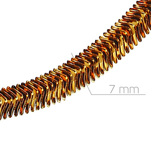 Колье из серебра с позолотой, эмалью