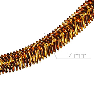 Колье из серебра с эмалью, золочением