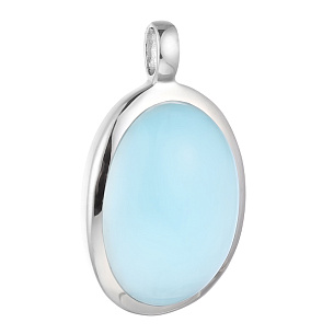 Подвеска из серебра с стеклом