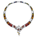 Колье из серебра