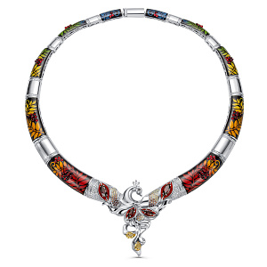 Колье из серебра