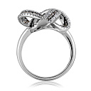 Кольцо из белого золота с бриллиантами