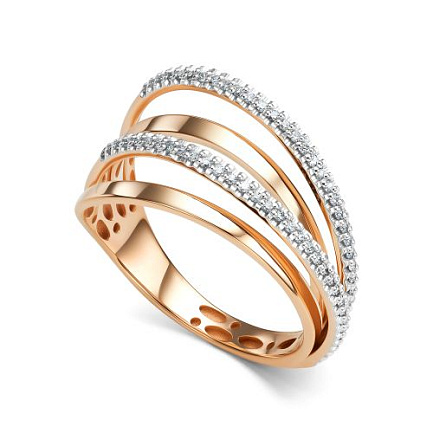 Кольцо из красного золота